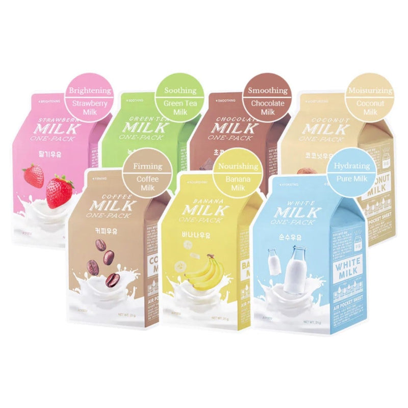  Milk One Pack #Strawberry Milk - Korean-Skincare