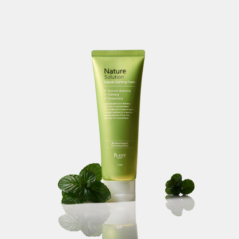 The Plant Base Nature Solution Natural Cleansing Foam - Korean-Skincare