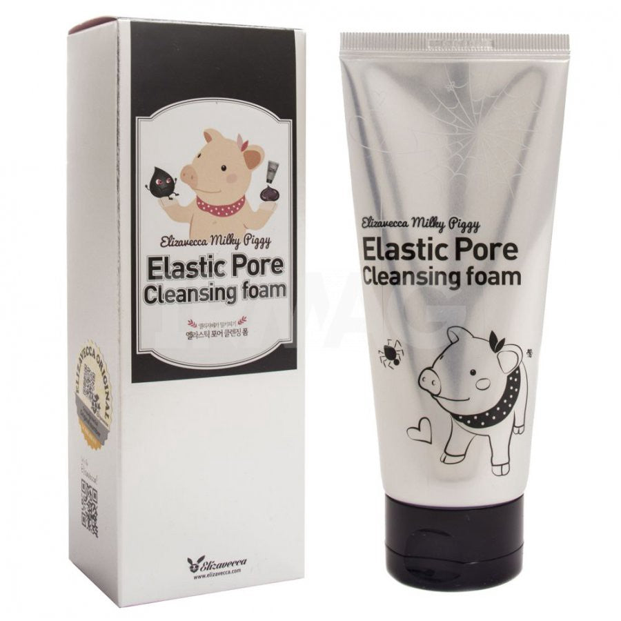 Elizavecca Elastic Pore Cleansing Foam - Korean-Skincare