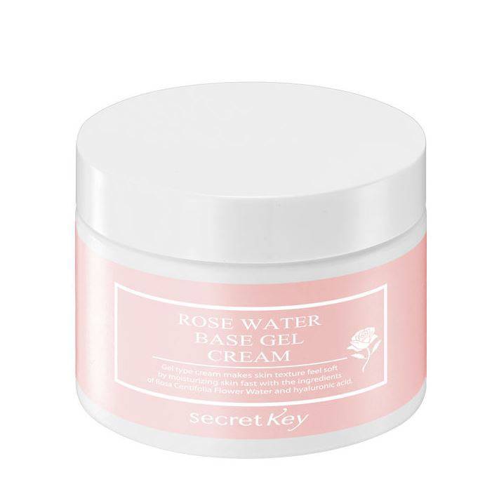 Secret Key Rose Water Base Gel Cream - Korean-Skincare